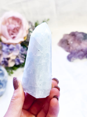 Blue Calcite Point #BC3