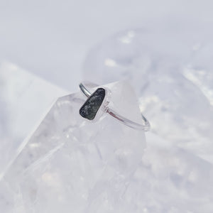 Moldavite Ring Size 8 * Rare *