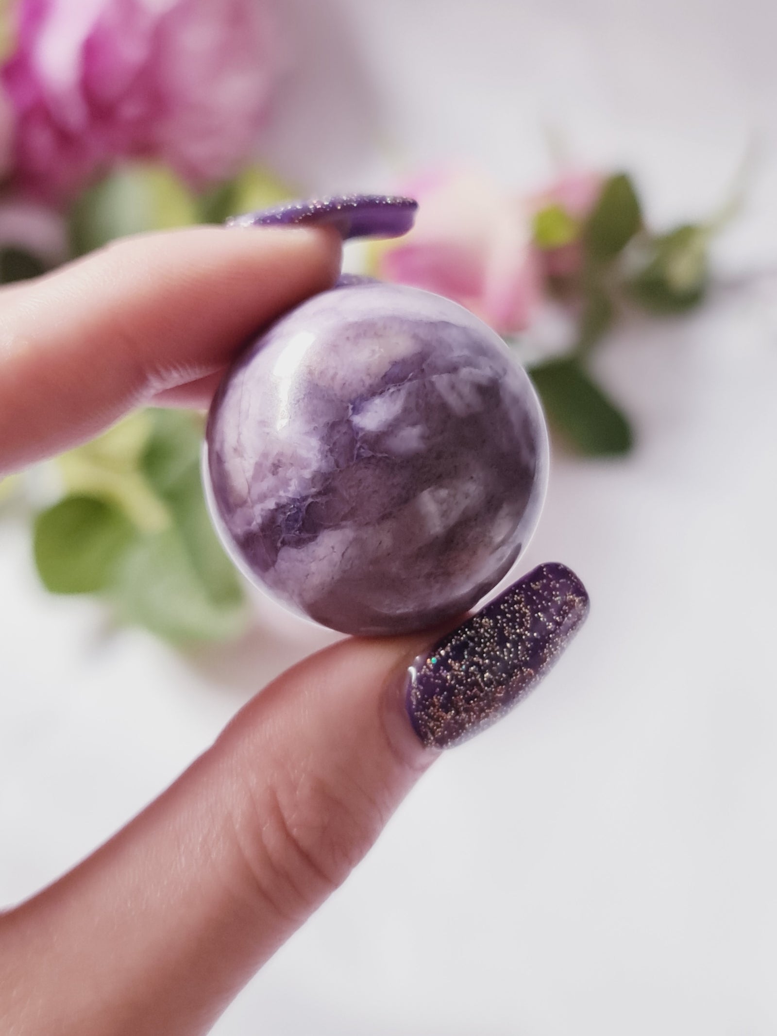 Lavander Jade Sphere LS1