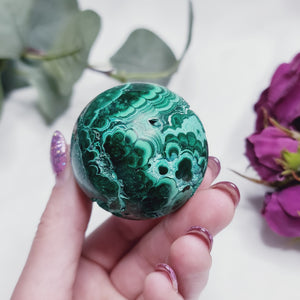 Malachite & Chrysocolla Sphere * High Quality * #MC2