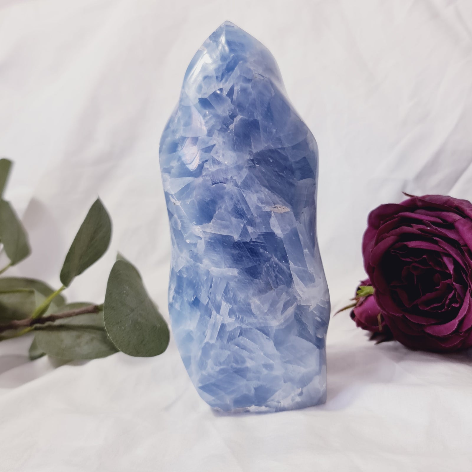 Blue Calcite Flame #BC2