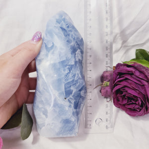 Blue Calcite Flame #BC2