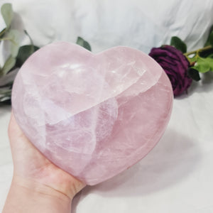 Giant Rose Quartz Heart ❤️
