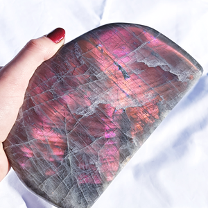 Purple & Pink Labradorite Freeform