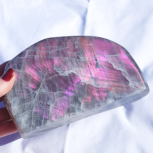 Purple & Pink Labradorite Freeform