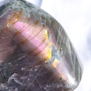 Purple & Pink Labradorite Freeform