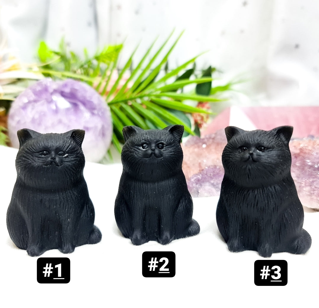 Obsidian Kitty Cat
